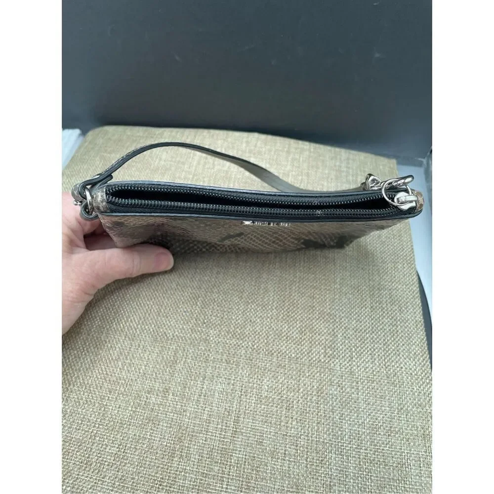Coach Snake Print Wristlet